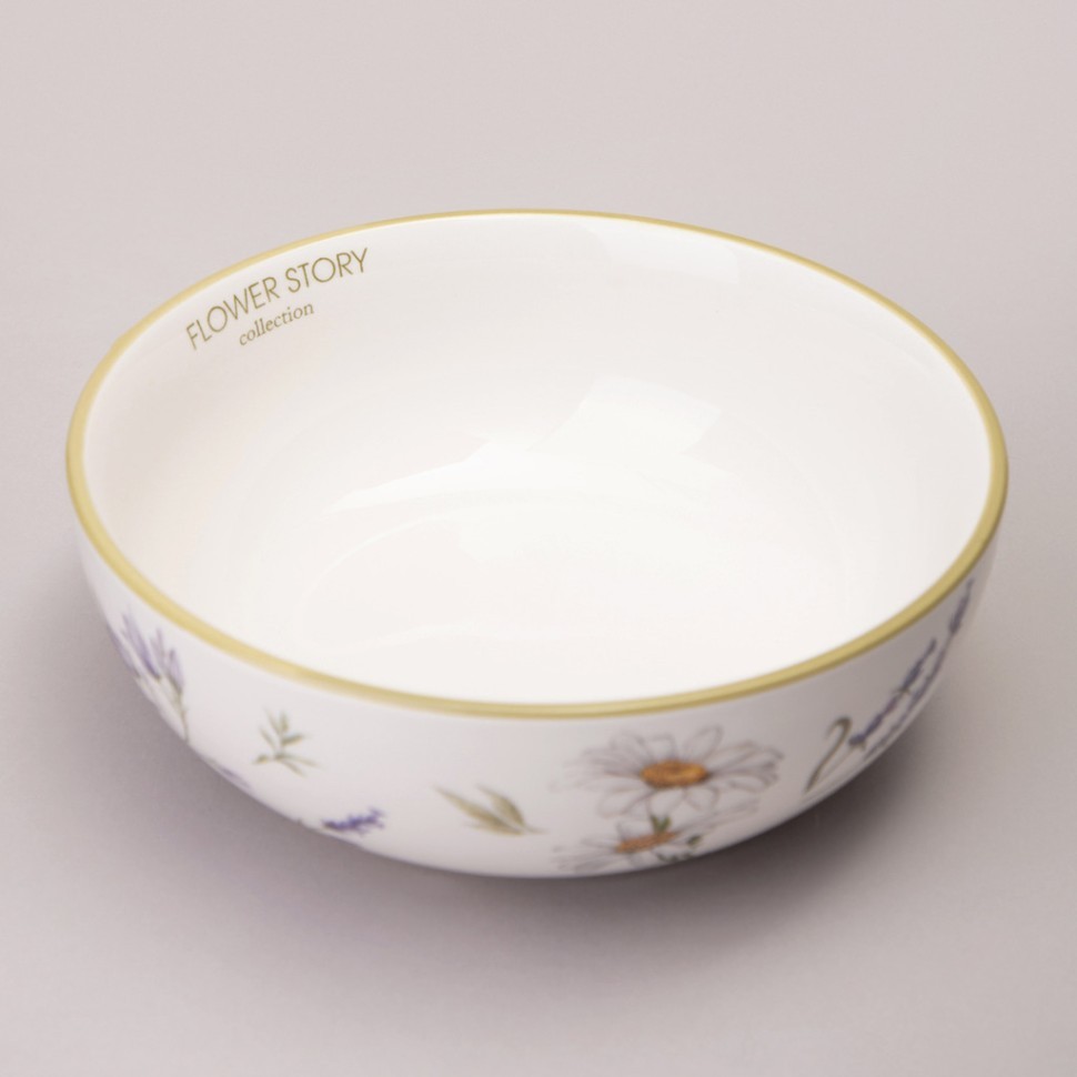 Салатник agness "flower story" 16,5*6 см 800 мл Agness (358-2173)