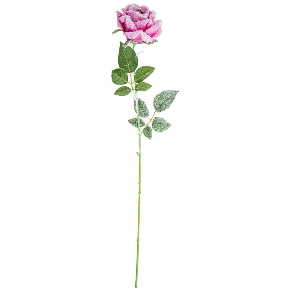 Цветок искусственный "роза" длина=62 см. Lefard (210-201)