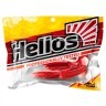 Виброхвост Helios Catcher 3,55"/9 см, цвет Red & White 5 шт HS-2-003 (77535)