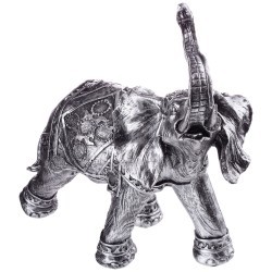 Фигурка "слон в попоне" 55*40 см цвет: серебро ИП Шихмурадов (169-255)