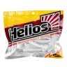 Твистер Helios Credo Long Body 2,95"/7,5 см, цвет White & Sparkles 12 шт HS-9-002 (78140)