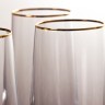 Набор бокалов для шампанского из 6 шт."клаудия" 180 мл.высота=17 см. Bohemia Crystal (674-033)