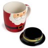 Кружка с крышкой lefard "санта" 355 мл Lefard (580-101)
