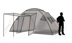 Палатка Canadian Camper Sana 4 plus forest (56882)