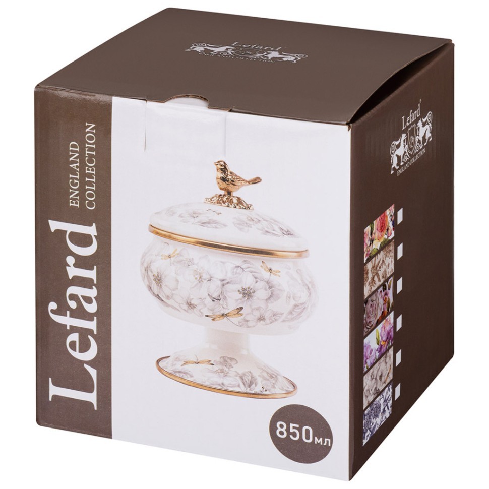 Сахарница lefard эмалированная на ножке 0,85л Lefard (950-724)