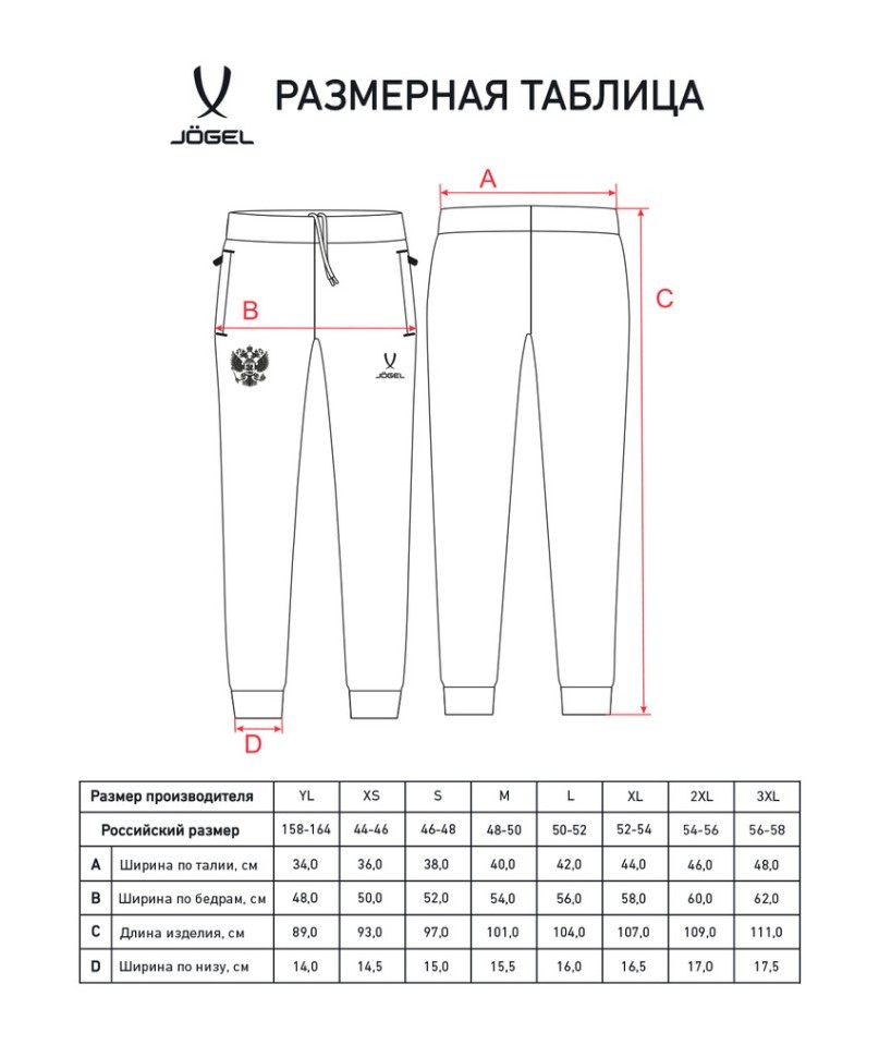Брюки JOGEL NATIONAL Cotton Pants, темно-синий (2111281)