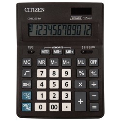 Калькулятор настольный Citizen BUSINESS LINE CDB1201BK 12 разрядов 250434 (64944)