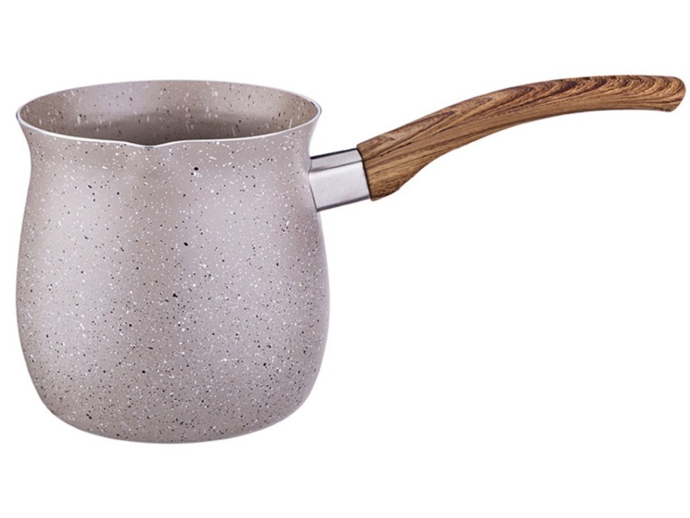 Турка agness  "арктик" с антипригар.мрамор. покр. и ручкой soft touch 800 мл без упак Agness (906-223)