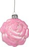 Декоративное изделие шар стеклянный 8*9*4 см. цвет: розовый (кор=96шт.) Dalian Hantai (862-061)