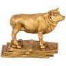 Фигурка корова "к деньгам" цвет: бронза 11*4,7*8,5 см Lefard (117-321)