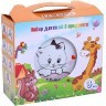 Набор детский 3 пр."Котёнок" LR (х12) " (30549)