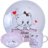 Набор детский 3 пр."Котёнок" LR (х12) " (30549)