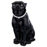Декоративное изделие "черная пантера малая" 16*13см. высота=28,5см. Ceramiche Boxer (293-062)