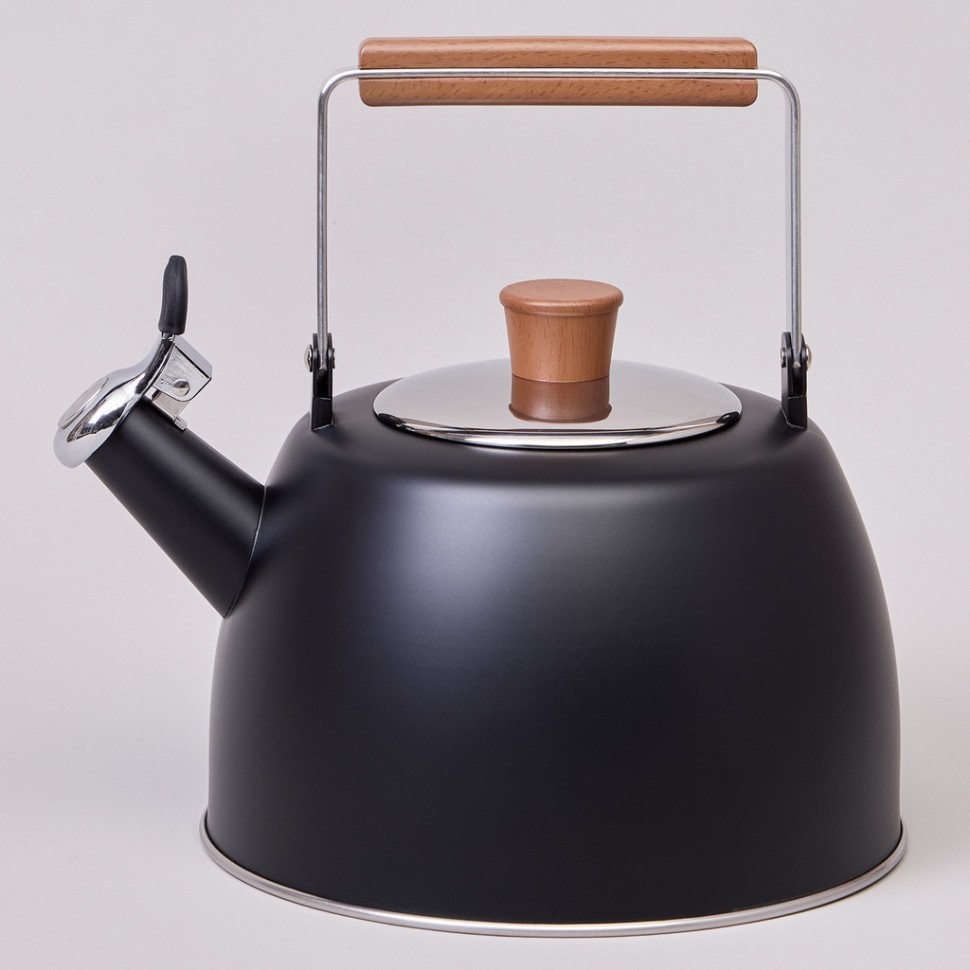 Чайник agness 3,0 л со свистком и складывающейся ручкой, индукционное капсульное дно Agness (937-912)