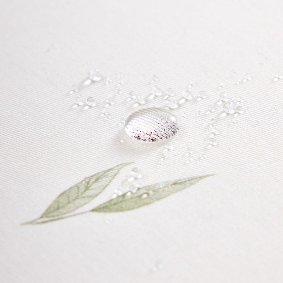 Скатерть круглая "душа прованса" 150 см , 100% хлопок, белый, твил, пропитка SANTALINO (850-735-27)