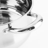 Кастрюля со стеклянной крышкой 22см 4,4л нерж/сталь (2138-1)