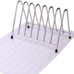 Подставка д/тарелок и досок с поддоном (АЛТ408С)