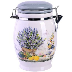 Банка для сыпучих 900 мл Утренняя свежесть дол/жел LR (60190) Банка для сыпучих 900 мл Утренняя свежесть дол/жел LR (60190)