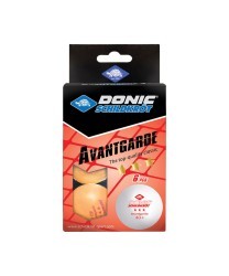 Мяч для настольного тенниса 3* Avantgarde, оранжевый, 6 шт. (1036166)