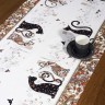 Дорожка на стол "парижские коты", 45х300см, 100% хлопок,твил Lefard (850-746-33)
