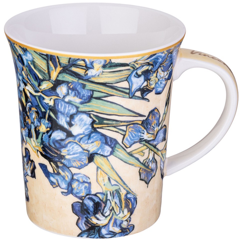 Кружка lefard "ирисы" (в. ван гог) 420 мл Lefard (104-1003)