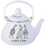 Чайник agness  эмалированный серия "family farm", 1,3 л Agness (934-625)