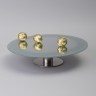 Тортовница на ножке "silver mirror" 30*7 см Agness (357-255-1)