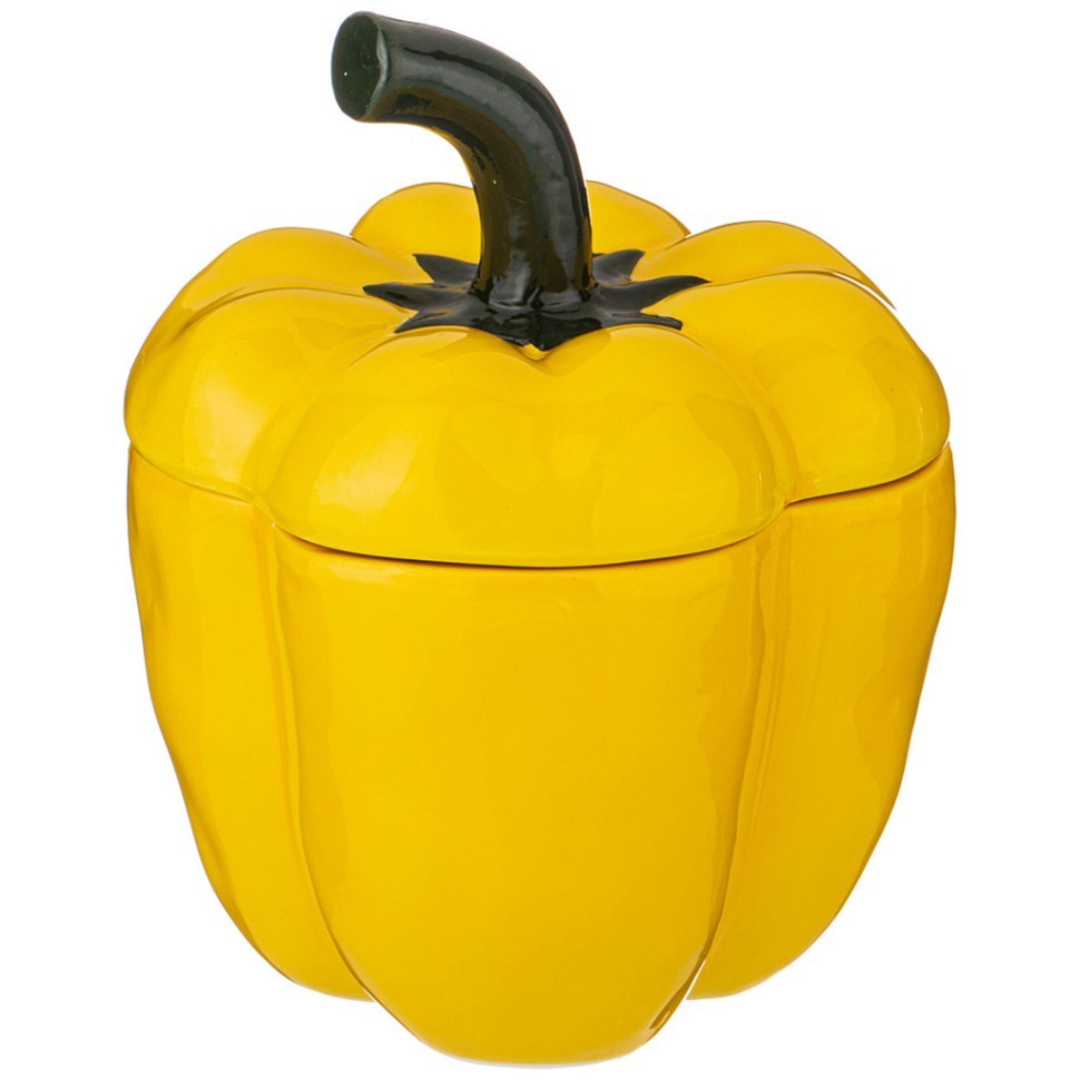 Блюдо для запекания с крышкой "перец" 730 мл. 14*13*17 см. коллекция "il raccolto" Agness (490-424)