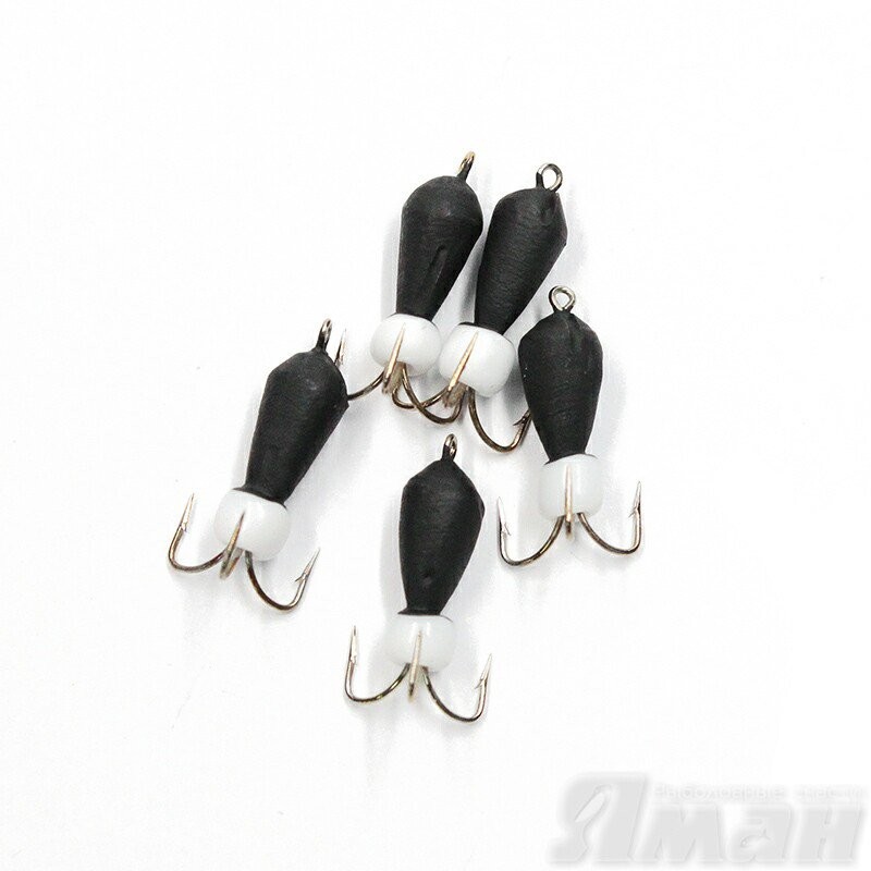 Мормышка вольфрамрам безнасадочная Яман Черт (дл.), d-4 мм, 1,5 г (5 шт.) Я-МР1363 (60574)