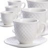 Кофейный набор 12пр 160 мл фарфор LR (60008)