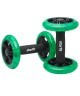 БЕЗ УПАКОВКИ Ролики для пресса раздельные STARFIT RL-107, черный/ярко-зеленый (2102826)