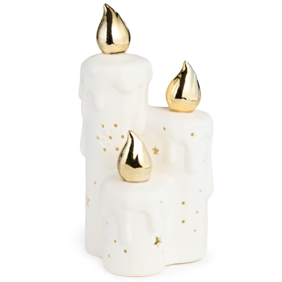 Статуэтка "свечи" c led-подсветкой 9,3х8,6х17,7 см Lefard (146-2253)