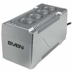 Стаблилизатор SVEN VR-F1000 320 Вт 184-285 В 4 евророзетки SV-018818 354892 (1) (93382)
