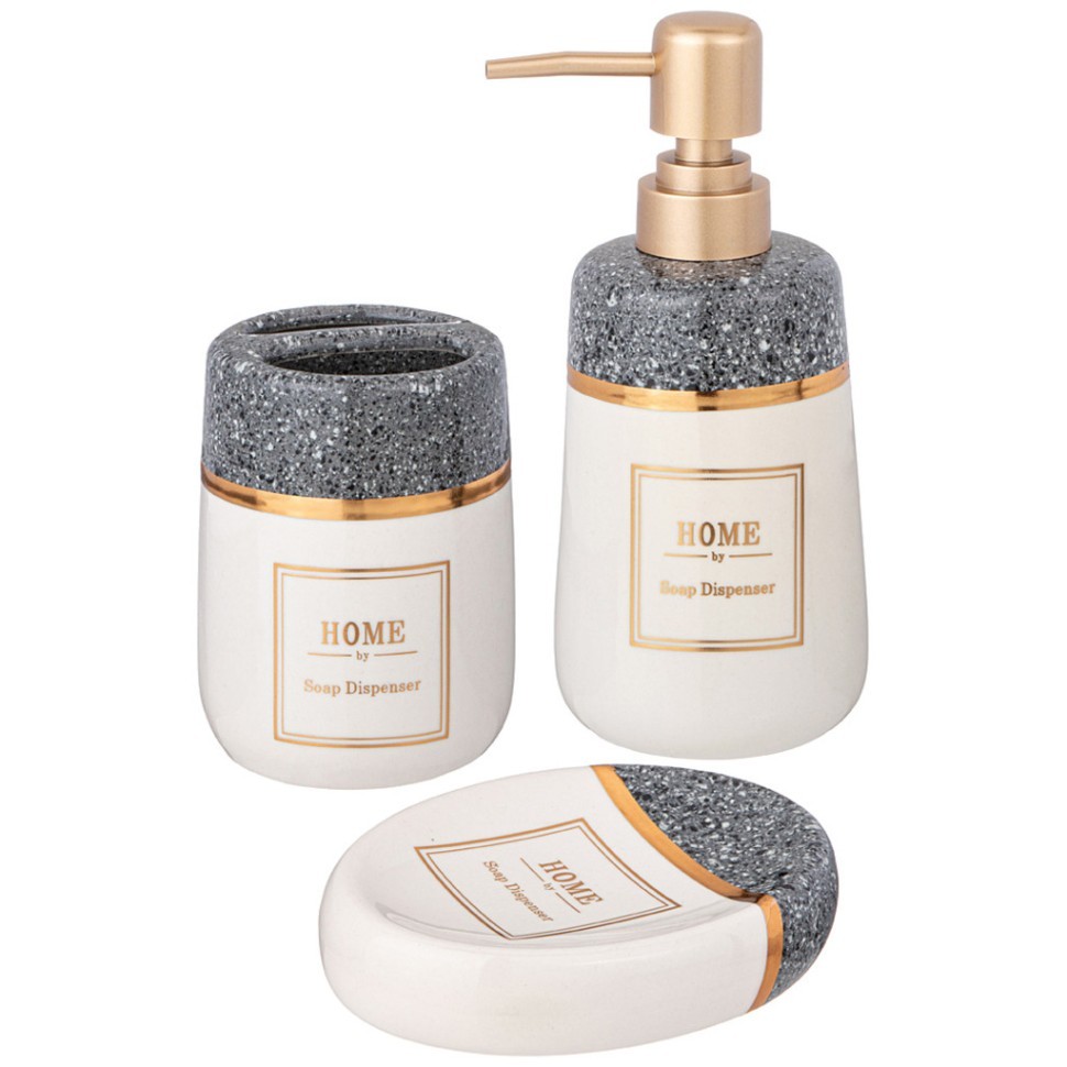 Набор для ванной комнаты 3 пр. 400 мл Lefard (755-271)