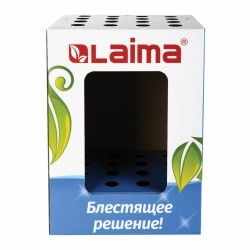 Дисплей для швабр напольный LAIMA 50х37х37 см 16 отверстий картон 504998 (1) (94337)
