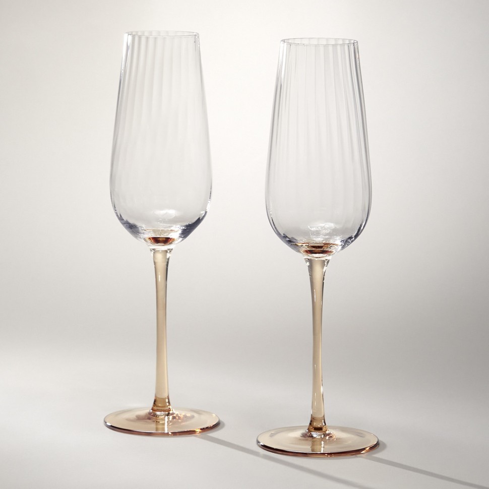 Набор бокалов для шампанского из 2-х штук "j'adore" 250 мл Lefard (887-436)