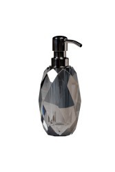 Диспенсер для мыла стекло дымчатое 7*h.17,5см (50мл) (TT-00014892)