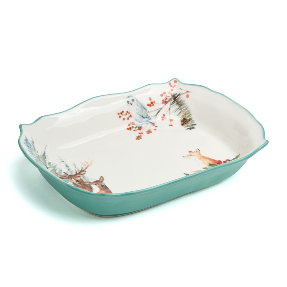 Блюдо прямоугольное lefard "лесная сказка" 32,5*24,5*6,5 см Lefard (409-413)