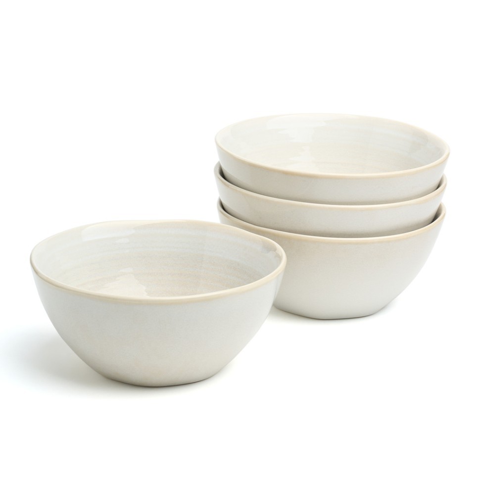 Набор салатников bronco "concept" диаметр=15,5 см 4 шт. бежевый Bronco (576-1019)