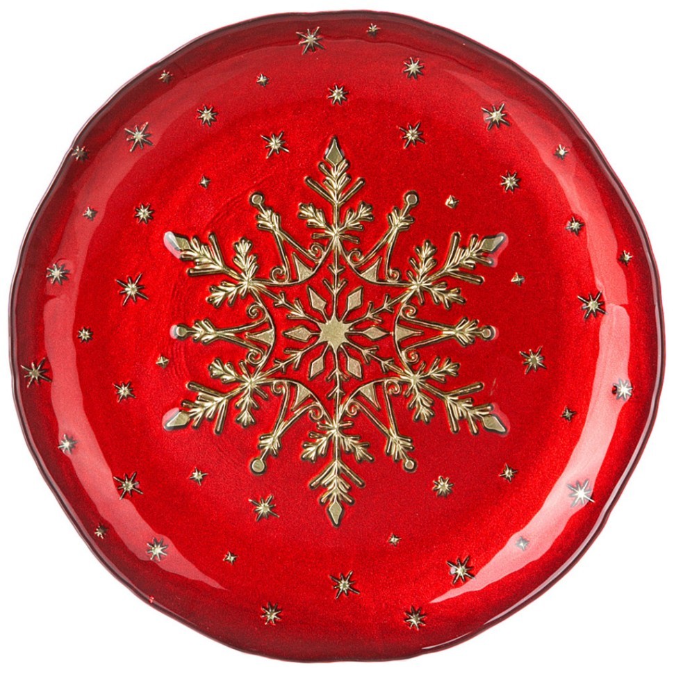 Тарелка "snow red" 21 см мал.уп.=6шт. Bronco (336-162)