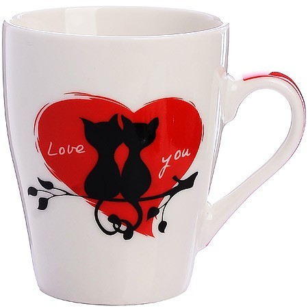 Кружка 340 мл Черные Кошки (мин.4шт)LR (31218)