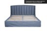 Кровать Odry c подъем.мех. шенилл синий Natur Sin 206*220*120 (TT-00016525)