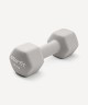 Гантель неопреновая STARFIT DB-201 5 кг, тепло-серый пастель (2103523)