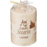 Свеча ароматическая стеариновая столбик cotton диаметр 6 см высота 8,5 см Adpal (348-791)