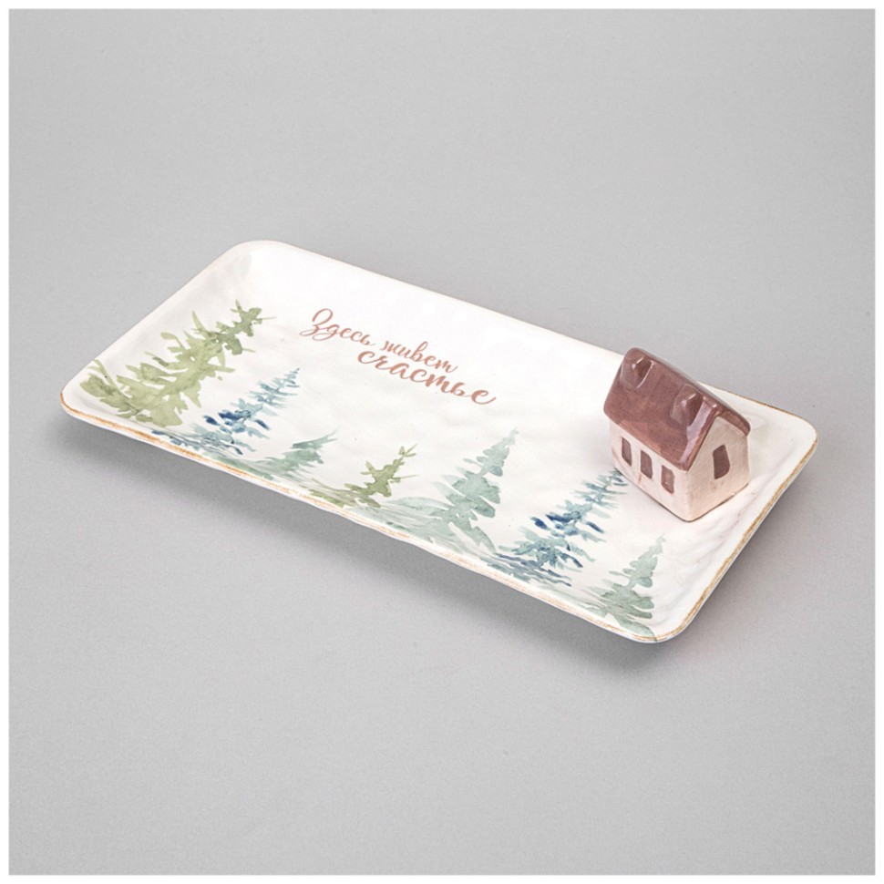 Блюдо сервировочное коллекция "chalet" 25*13*6 см Lefard (230-501)