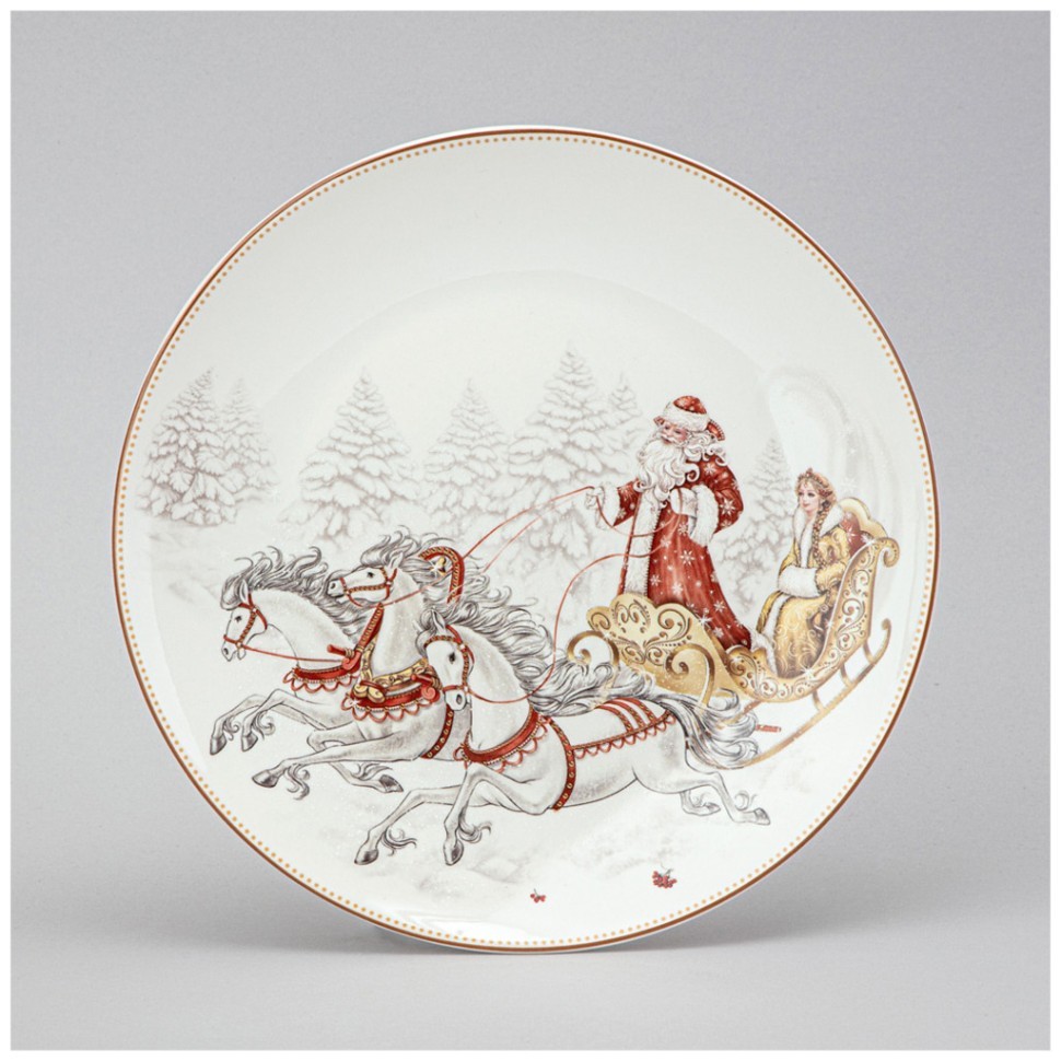 Тарелка закусочная lefard "морозко" 20,5 см  Lefard (85-2036)