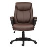 Кресло руководителя Brabix Enter EX-511 экокожа коричневое 531163 (1) (71784)