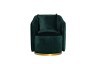Кресло вращающееся, велюр зеленый 73*72*82см - TT-00001479