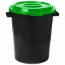 Контейнер 90 литров для мусора БАК+КРЫШКА 64 см х d 60 см ассорти IDEA М 2394 602309 (1) (90136)
