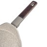 Сковорода блинная с антипригарным покрытием pfluon marble, 24*4,3 см Agness (902-117)